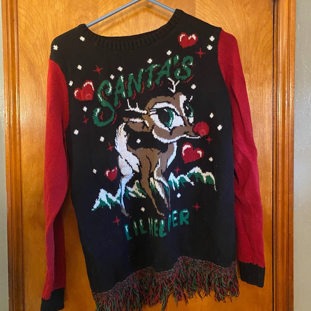 Light up reindeer sweater